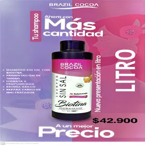 SHAMPOO SIN SAL X1000ML