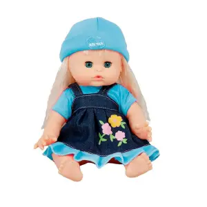 Muñeco Bebe Ropa Jean Azul Secadora Vaci