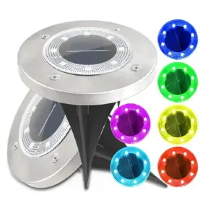Luces Led Suelo Jardin Set 4 Piezas