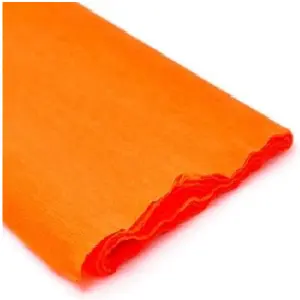 PAPEL CREPE NARANJA PAQUETE X 10 PIEZAS
