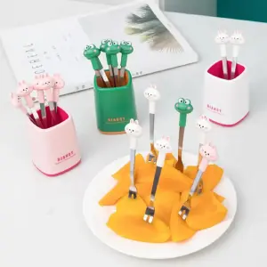 Tenedores Para Frutas Dibujos Animados