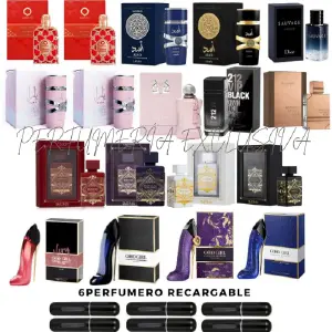 Kit(18 perfumes+6 perfumeros)