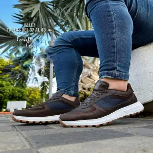 Zapato Velez Premiun Cosido Para Hombre