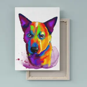 PERROS LIENZO 35