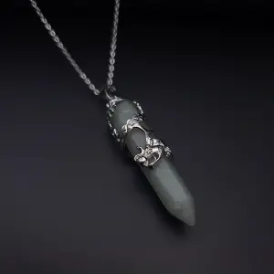 Collar Dragon Cuarzo Jade + Estuche