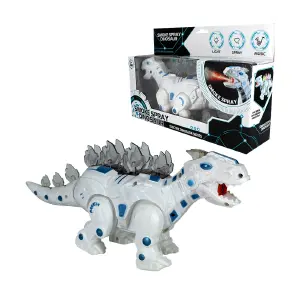 Dinosaurio robot con humo, luz y sonido