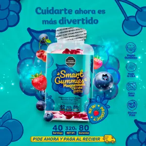 Citrato de Magnesio x 80 Gomas Smart Gum
