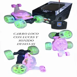 Carro Loco Con Luces y  Sonido DY-1853
