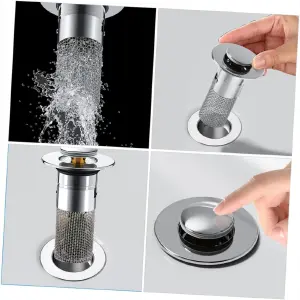 Tapón de fregadero en acero inoxidable