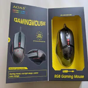 Mouse Gamer k80 7 botones metálico