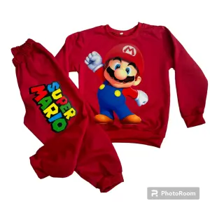Sudadera Mario Bros Niño Deportivo