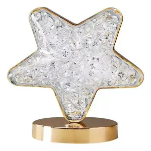 Lámpara De Mesa Recargable Estrella Tact