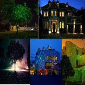 Proyector Laser Led Puntos Figuras Luces