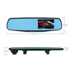Espejo Retrovisor Doble Cámara Pantalla