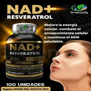 Nad Con Resveratrol 1500mg