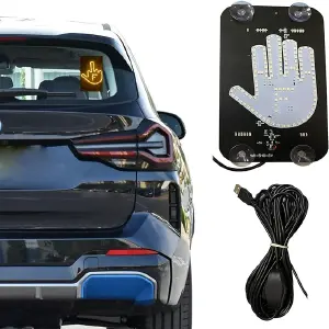 Letrero led para carro mano