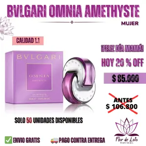 Perfume Bvlgari Omnia Amethyste Mujer