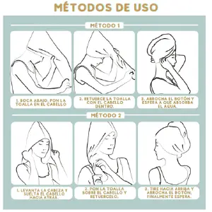 TOALLA MAGICA PARA SECADO DE CABELLO