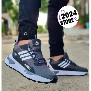 Adidas Caballero Gris Negro Glen