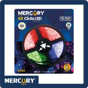 KIT BLISTER CINTA LED RGB 5M (INCLUYE C