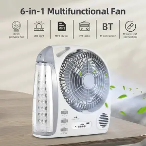 VENTILADOR RECARGABLEGD-8028