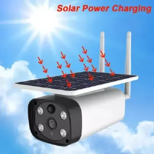 Camara Seguridad Ip Wifi Exterior Panel