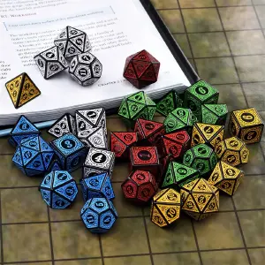 Set De Dados Poliédricos  X7 Unidades