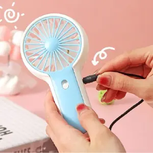 Mini ventilador portatil recargable aire