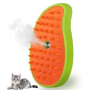 Cepillo de Vapor para Mascotas: ¡Pelaje Radiante y Limpio con un Solo Toque! - CEPILLO PARA MASCOTAS A VAPOR