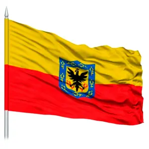 Bandera Capital Bogotá D.c Con Escudo 1m