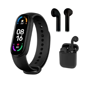 Kit de Audífonos TWS + Smart Band