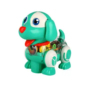 Robot Perro Mascota Engranaje Luces Soni