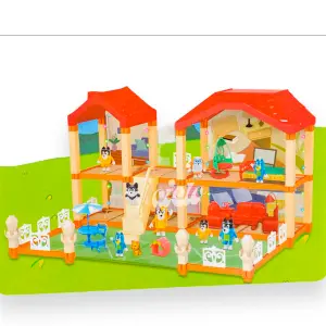 La Casa De Bluey Mansion Niños figuras