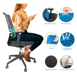 Cojin De Gel Para Espaldar Asiento Ofi