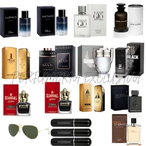 Kit(13 perfumes+gafas+3 perfumeros)
