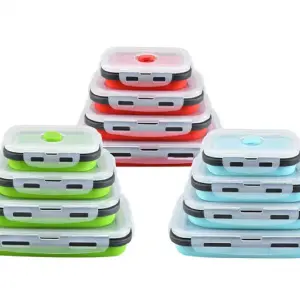 Porta comida recipiente silicona