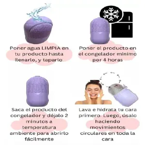 MOLDE FACIAL DE SILICONA PARA HIELO