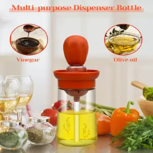 Botella dispensadora de aceite 2 en 1
