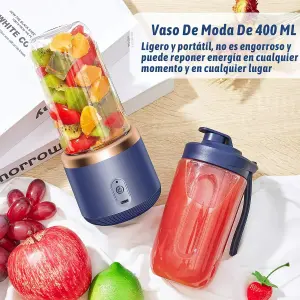 Licuadora Portátil Batidos con Vaso: ¡Tu Aliado Perfecto para Batidos Saludables! - Licuadora Portatil Batidos con vaso