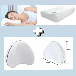 Combo De Almohadas Cervical+Entrepiernas