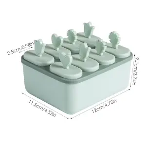 Moldes Para Paletas Y Helados 9 Espacios