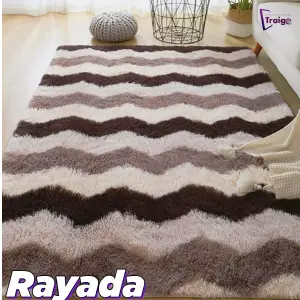 Alfombra Peluche COMBINADA 2 Mtr X 1,50