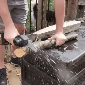 Mini Motosierra Electrica De Mano 