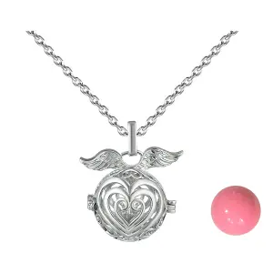Collar Llamador De Angel Corazon Corazon