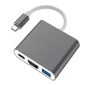 Hub Multipuerto Usb C 3 en 1