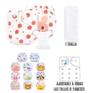 Pañal ecologico x3