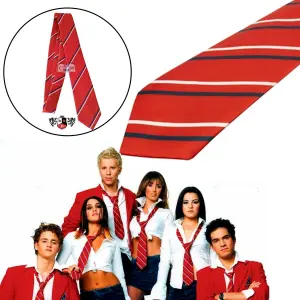 Corbata Larga De Rebelde Disfraz