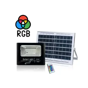 Reflector Led RGB Solar 20W