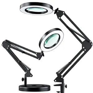 Lupa de escritorio LED
