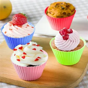 Molde En Silicona Cupcakes Set x 12